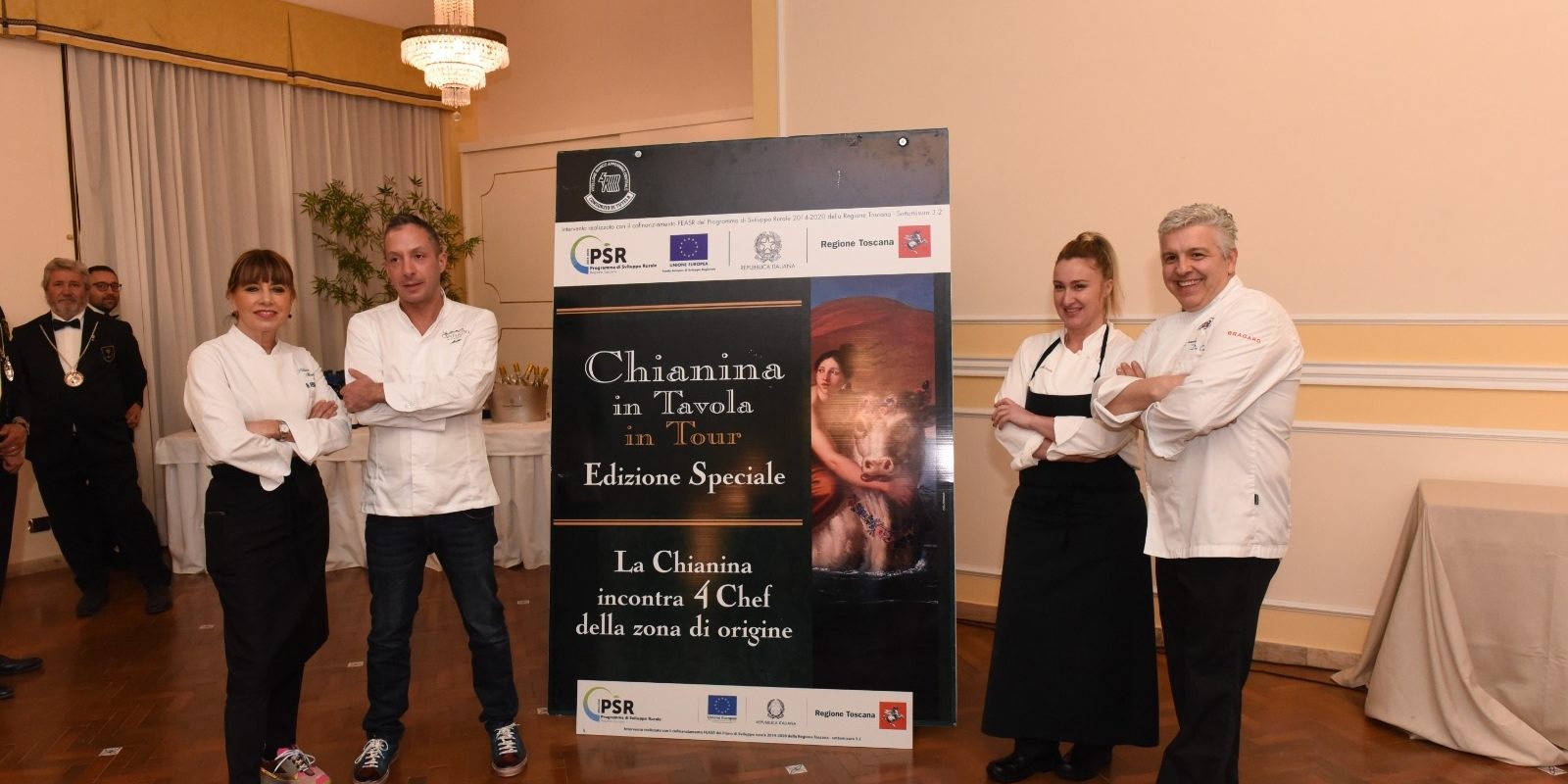 Chianina in tavola in tour 2023_i 4 chef