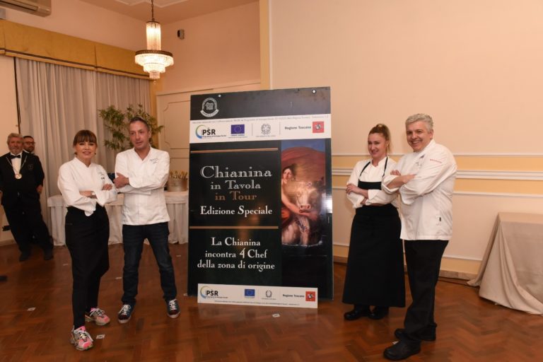 Chianina in tavola in tour 2023_i 4 chef